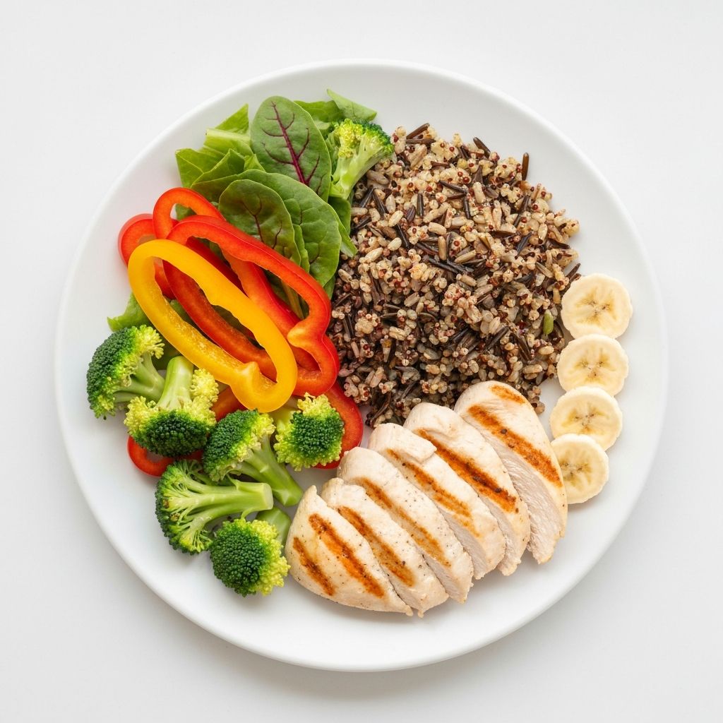 Балансирана храна на чиния